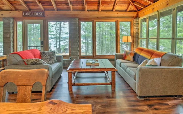Eagle River Lakefront Retreat w/ Fire Pit & Grill