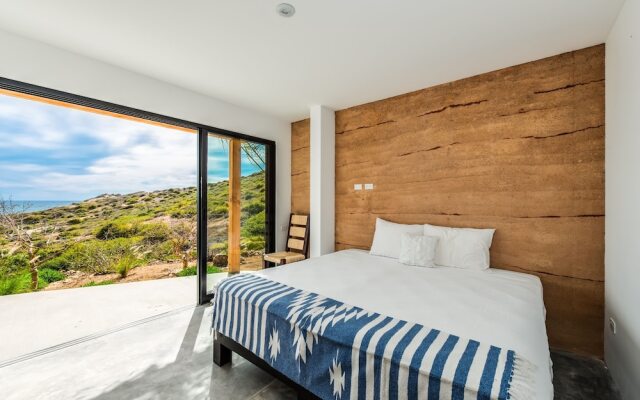 Casita on a Bluff at Cerritos Surf & Racquet in Pescadero Baja Sur by Redawning