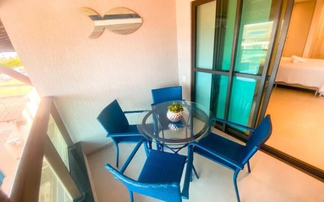 Flat Charmoso Vista Mar by La Playa