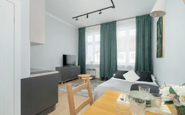 Stylish Grey Studio in Poznan by Renters