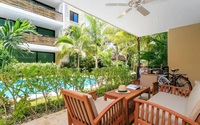 Poolfront Tulum Condo! Near Mayan Ruins & Beach by Stella Rentals