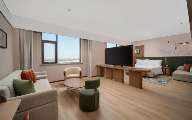 Hilton Garden Inn Huai'An Jinhu – Guest Rooms – Jinhu