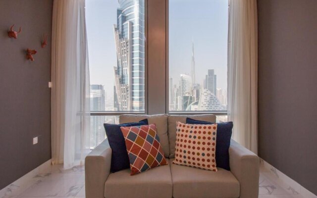 Burj Khalifa view from ALL rooms Brand New 3BR - Noora