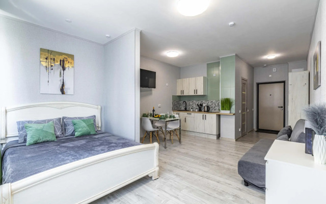 Апартаменты студия на улице Щербакова 80