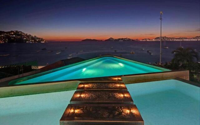 Hermoso apartamento con Vista Mar y Alberca en Aca