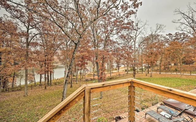 Lakefront Rogers Getaway w/ Hot Tub & Deck!