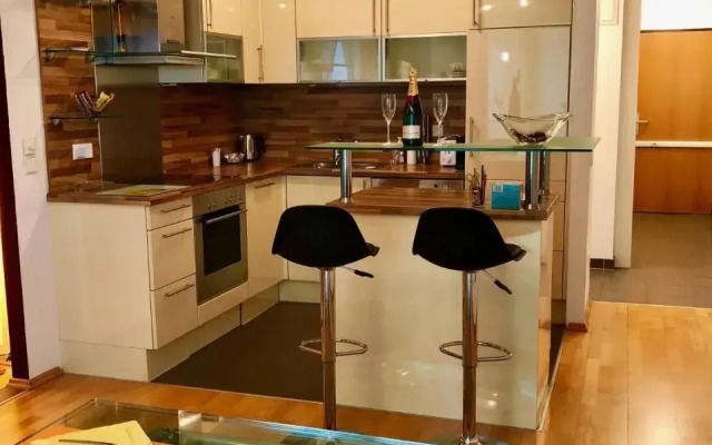 Luxurious city apartment incl garage and terrace