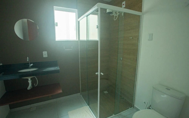 Lindo Mezanino 400m do mar com Piscina Privativa