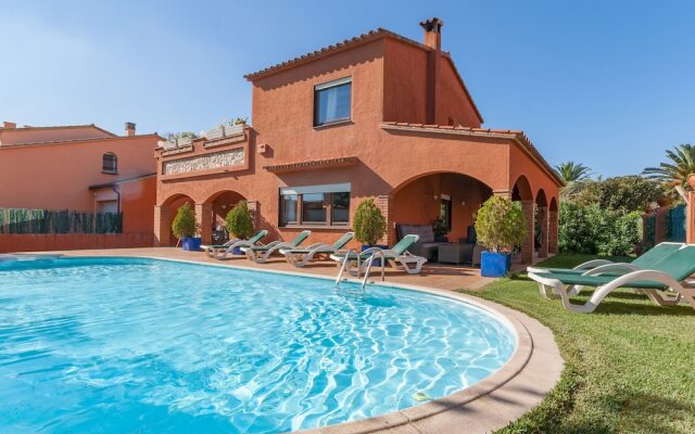 Spacious Holiday Home in Girona With Swimming Pool