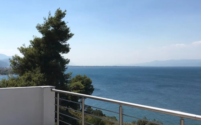 Villa Christina Asproneri With Panoramic Sea View
