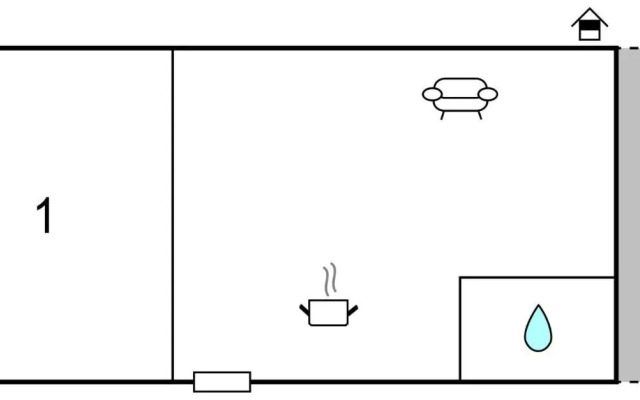 One-Bedroom Apartment in Pakostane
