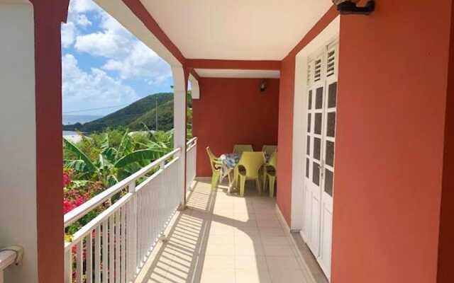 Apartment with 2 Bedrooms in Le Marin, with Wonderful Sea View, Enclosed Garden And Wifi