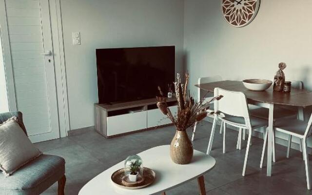 T2 calme avec vue mer et borne de recharge