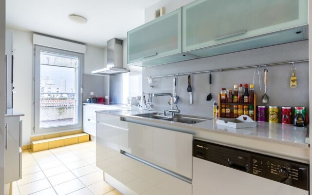 Warm Apartment With Parking and Terrace