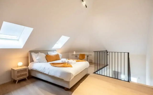 Stylish Duplex Studio With Premium Materials in Ghent City Center