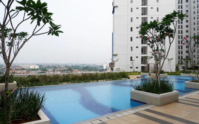 White and Nice 1BR at Bassura City Apartment