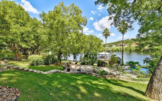 5BR 5BA Lake Austin Double Decker Boat House by RedAwning