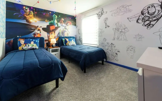 Funtastic Themed 5BR Home Pool Game Room