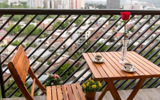 Cozy studio with balcony