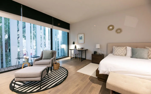 Casai Amazing & Luxury Unit in Polanco with a balcony