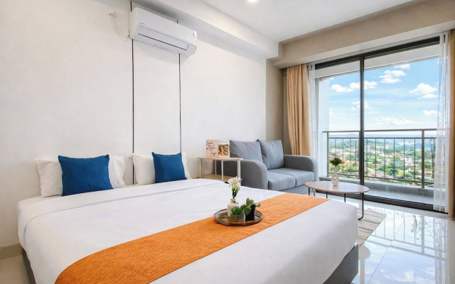 Enjoy Living Studio Apartment At Saffron Noble Next To Mall
