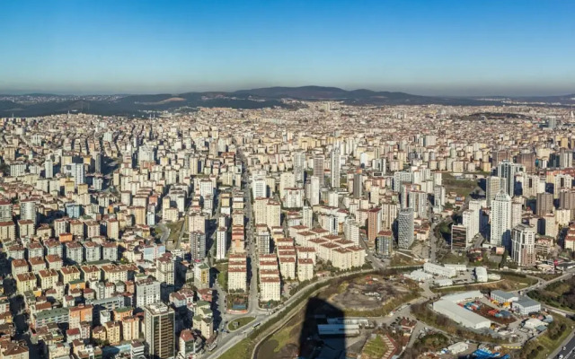 Studio Flat With Panoramic City View in Atasehir