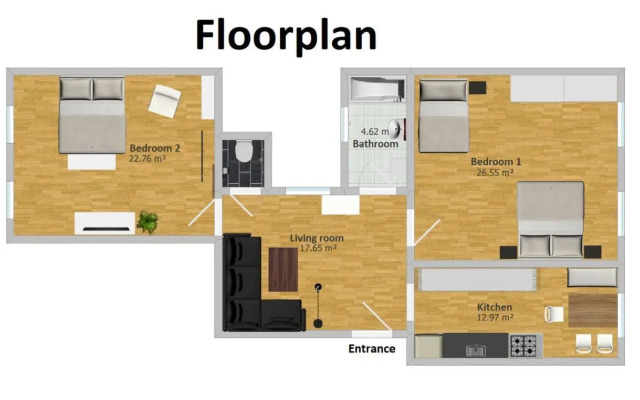 Sunny Apartment near Belvédère Castle