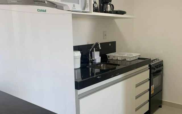 Apartamento confortável a poucos metros da praia de Intermares