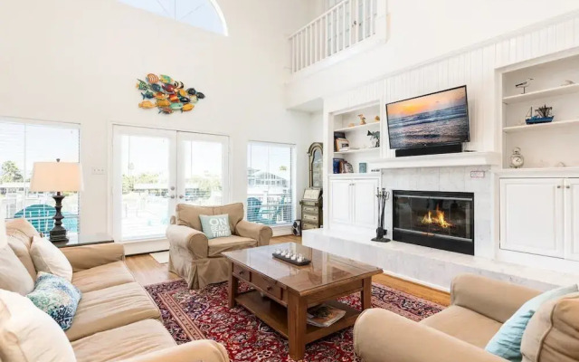 Airy Canalfront Galveston Home by RedAwning