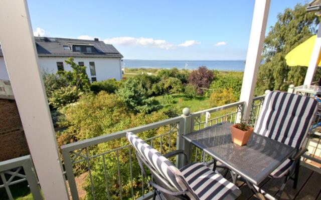 Strandvilla Böck FeWo 13 strandnah, Balkon, Meerblick