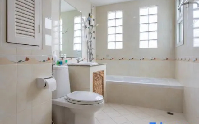 tropical private pool villa