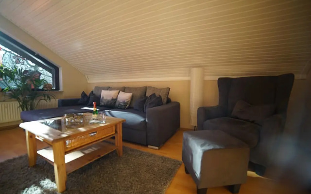 Ferienwohnung im Wald mit Kamin