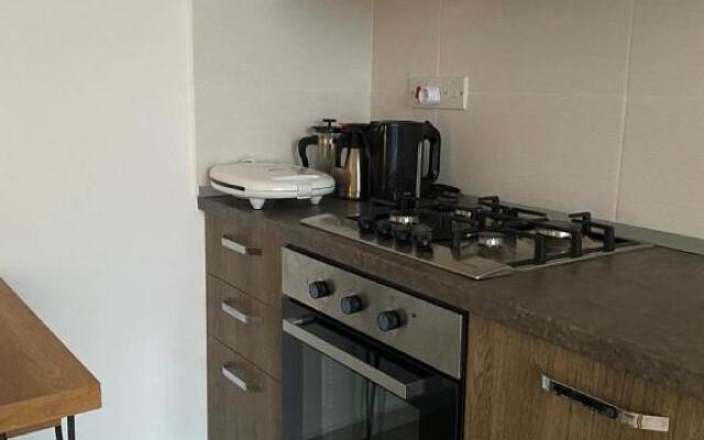 Sleek Flat With Shared Pool and Sea View in Iskele