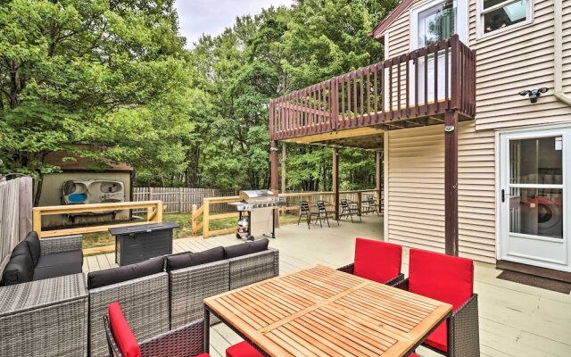 Chic Long Pond Family Home w/ Fire Pits & Deck!