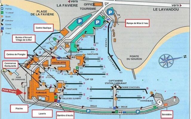 Appartement Bormes-les-Mimosas, 2 pièces, 4 personnes - FR-1-610-6