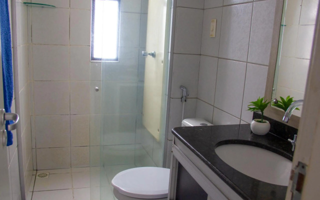 Conforto e melhor vista - 100 metros da praia