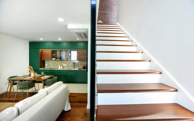 Green Faro Modern Duplex With A Bliss Terrace