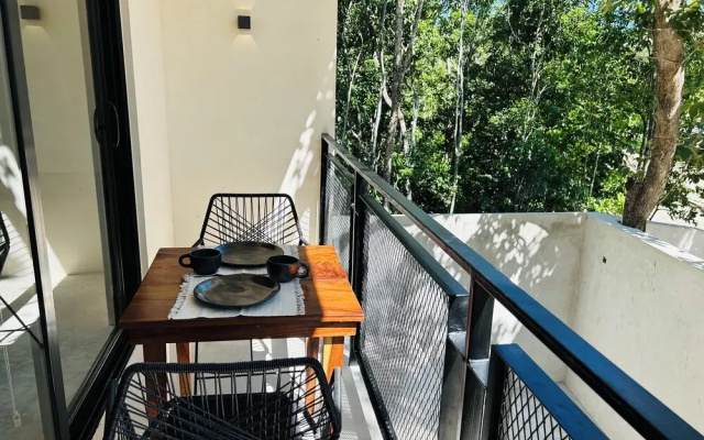 Pool with Private Balcony  Studio S13