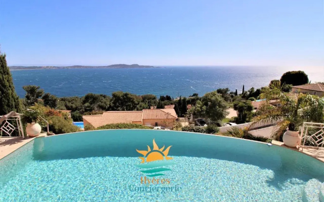 Villa 4*-vue sur les les Iles D'Or-Carqueiranne