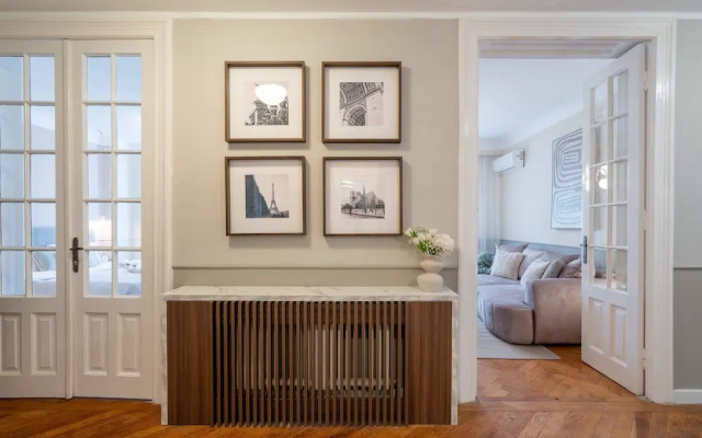 Elegant 3BR Flat Steps From Romanian Athenaeum