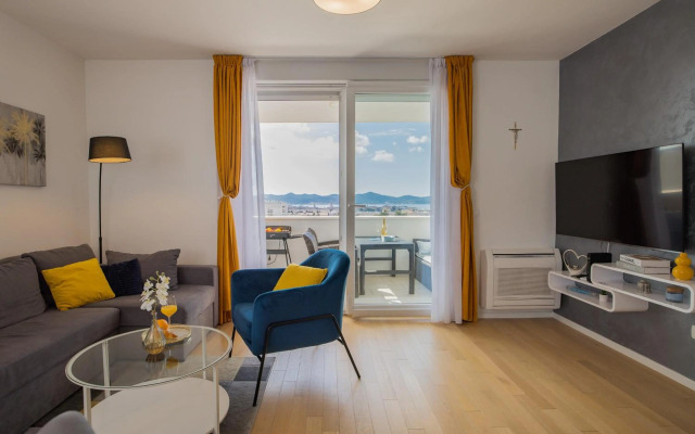 Stella Maris **** balcony, sea view, garage, BBQ