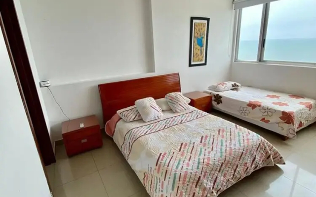 2 Bedroom Beachfront Apartment 2p1-al With Pool And Wifi - Apartment in Cartagena - Photo 3