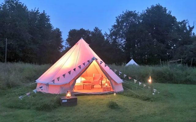 Luxury Bell Tent in Norfolk With Scenic Garden