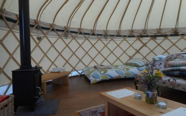 Ceridwen Glamping, Double decker Bus and Yurts