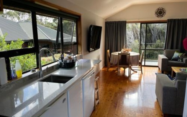 Treetops Cottage at the Castle – Balcony – Whitianga