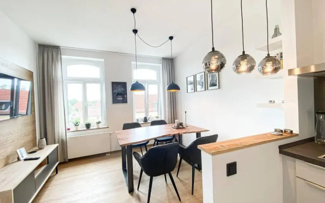 Luxus-Apartment in Leipzig mit Privat-Parkplatz