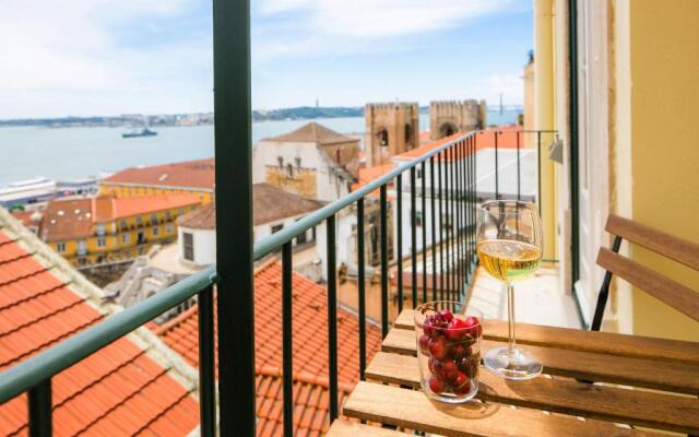 Alfama Balcony River View 11 by Lisbonne Collection