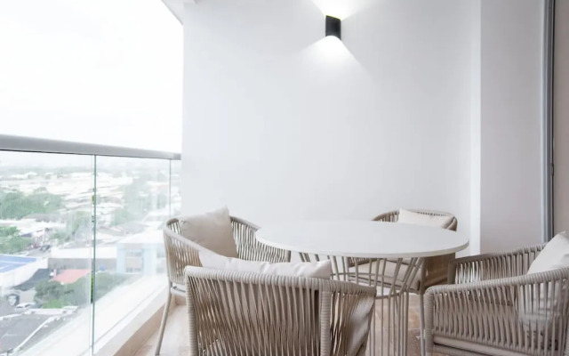 w Cozy Loft w Balcony in Crespo