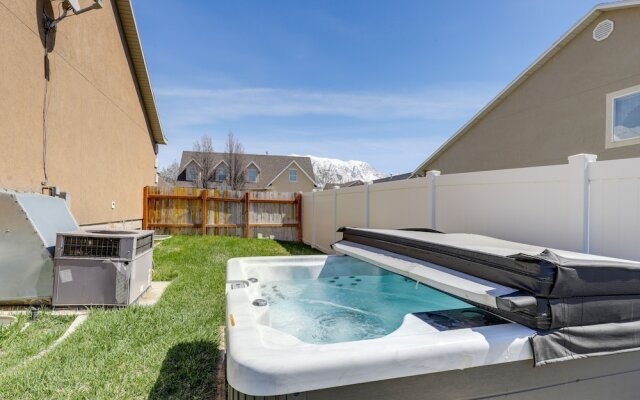 Orem Vacation Rental w/ Shared Yard & Hot Tub