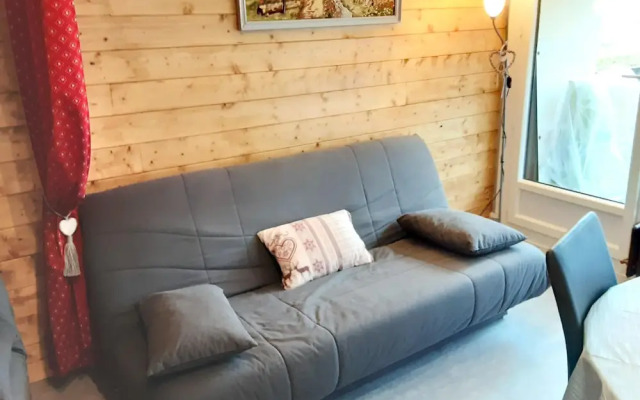 Studio in Allevard, With Wonderful Mountain View, Furnished Balcony an